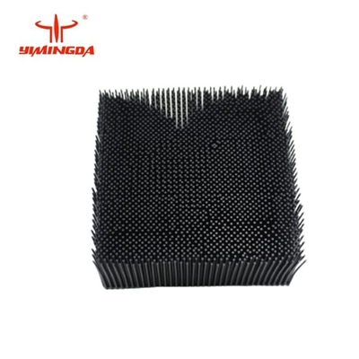 فرشاة قطع غيار السيارات ذات الشعر الخشن 100x100x42mm مادة بولي أزرق / أسود اللون
