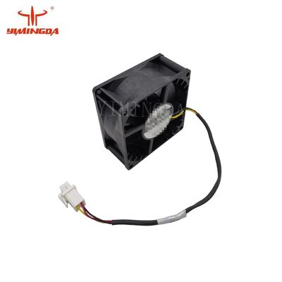 قطعة احتياطية لجهاز قطع المنسوجات رقم 1012453000 / 1011409000 مروحة ، 80x80x38mm ، 90CFM ، 24VDC