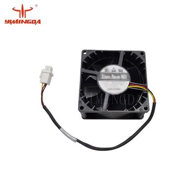 قطعة احتياطية لجهاز قطع المنسوجات رقم 1012453000 / 1011409000 مروحة ، 80x80x38mm ، 90CFM ، 24VDC